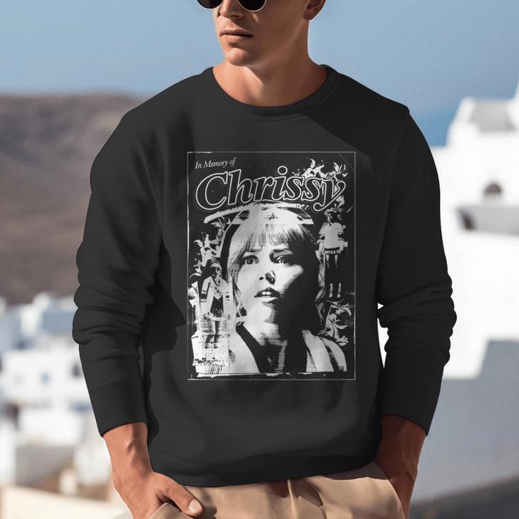 Stranger Things Hellfire Club Chrissy In Memory Of Unisex Sweatshirt Stranger Things Hellfire Club Chrissy In Memory Of Unisex Sweatshirt
