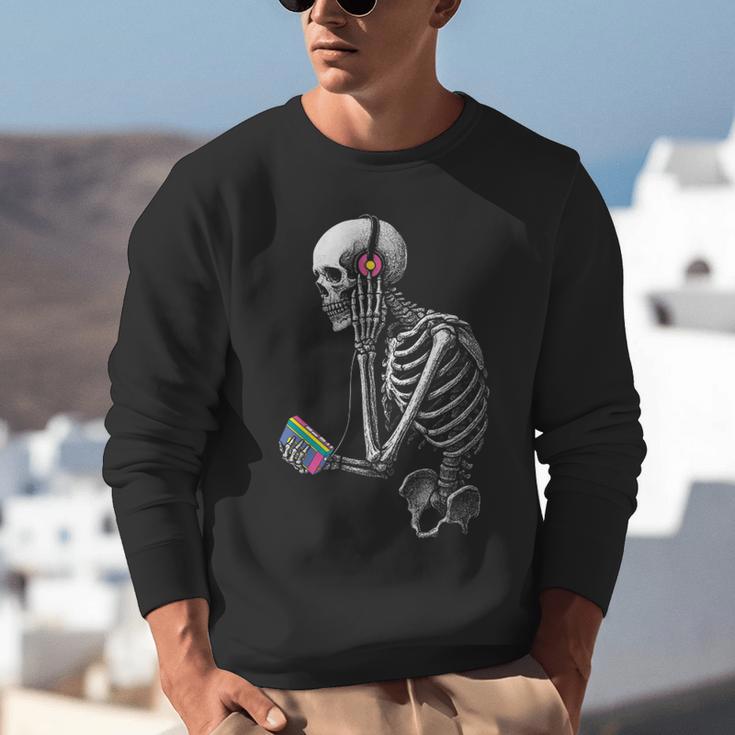 Stuck In The 80S Music Tee Walkman Cassette Nostalgia Unisex Sweatshirt