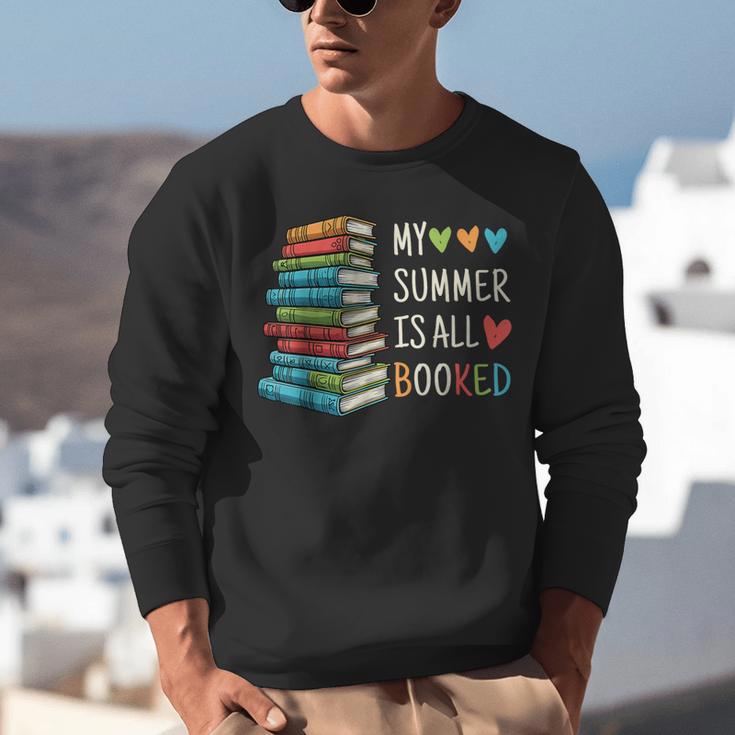 My Summer Is All Booked Book Reading Book Lover Unisex Sweatshirt