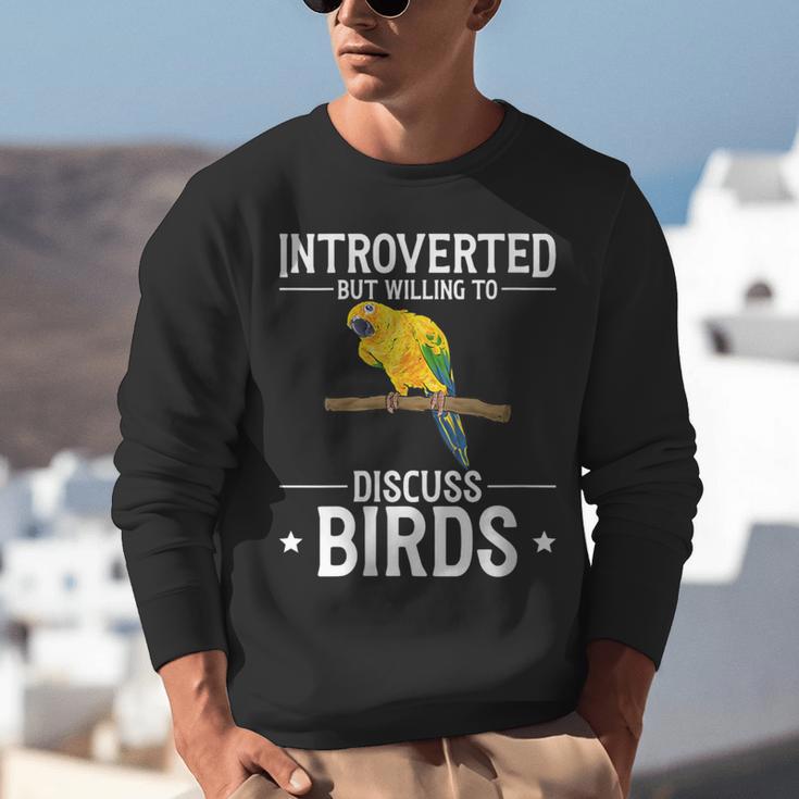 Sun Conure Introvert Parrot Bird Sun Conure Unisex Sweatshirt Sun Conure Introvert Parrot Bird Sun Conure Unisex Sweatshirt