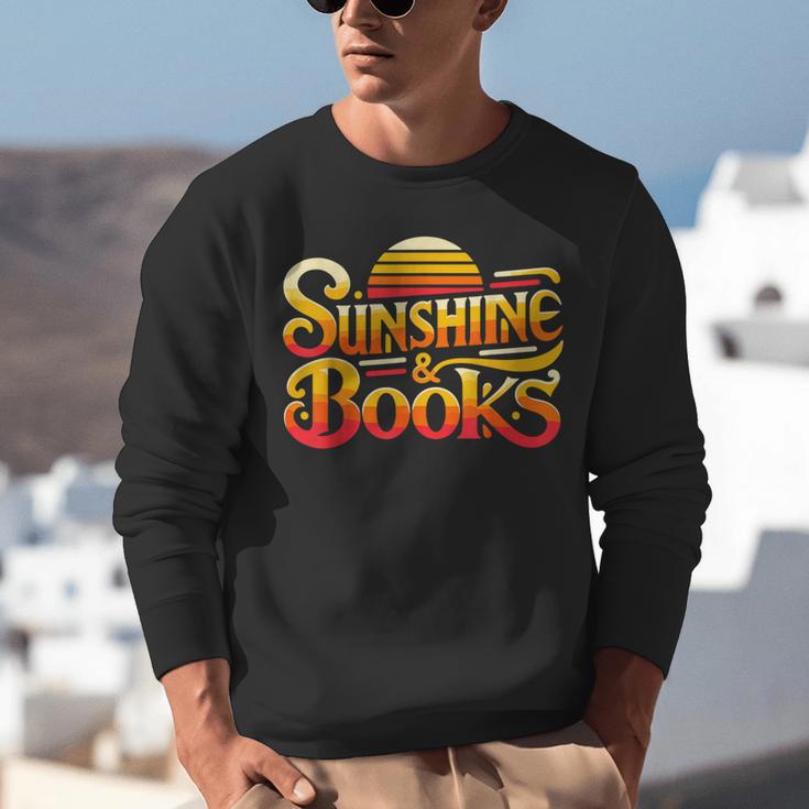 Sunshine & Books For Bookworm Summer Reading Unisex Sweatshirt Sunshine & Books For Bookworm Summer Reading Unisex Sweatshirt