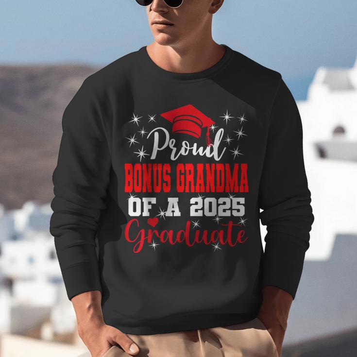 Super Proud Bonus Grandma Of 2025 Graduate Graduation Family Unisex Sweatshirt