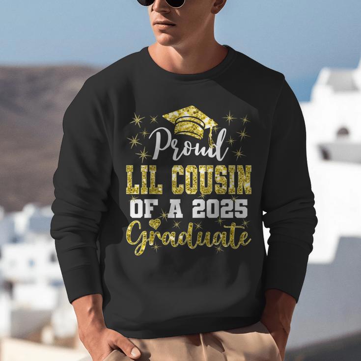 Super Proud Little Cousin Of 2025 Graduate Graduation Family Unisex Sweatshirt