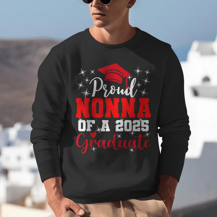 Super Proud Nonna Of 2025 Graduate Senior Graduation Family Unisex Sweatshirt