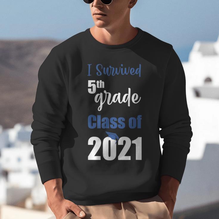 I Survived 5th Grade Class Of 2021 Quarantined Graduation 2 Unisex Sweatshirt