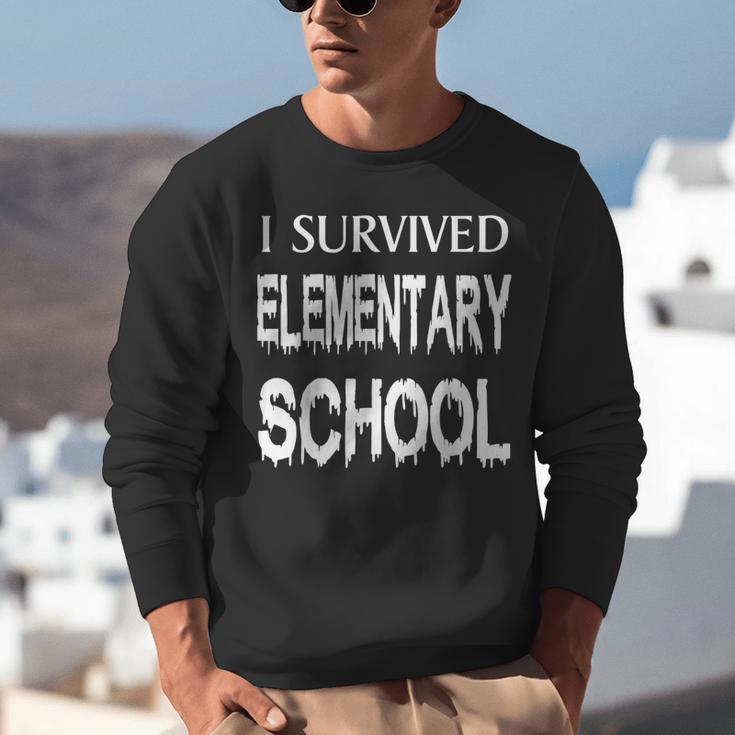 I Survived Elementary School Graduation Shirt T-Shirt Unisex Sweatshirt