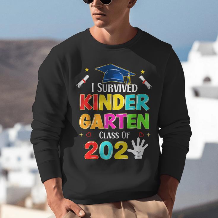 I Survived Kindergarten Graduation 2025 Graduate Boys Girls Unisex Sweatshirt