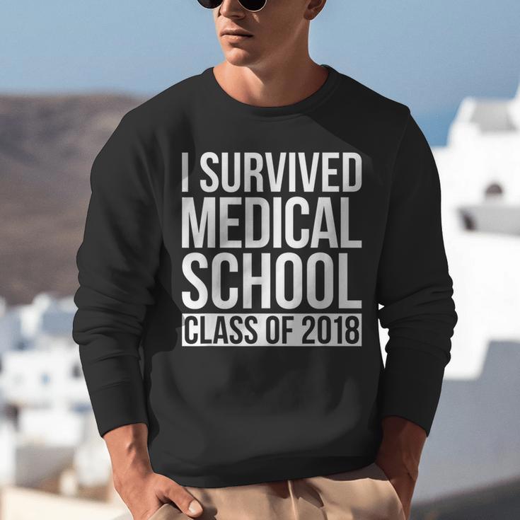 I Survived Medical School Class Of 2018 Graduation Shirt Unisex Sweatshirt