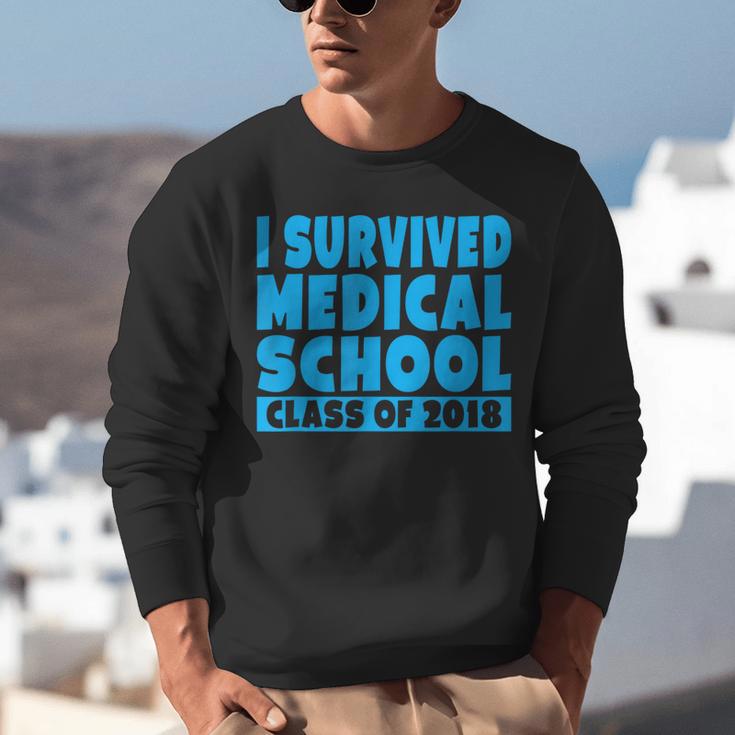 I Survived Medical School Class Of 2018 Graduation Unisex Sweatshirt