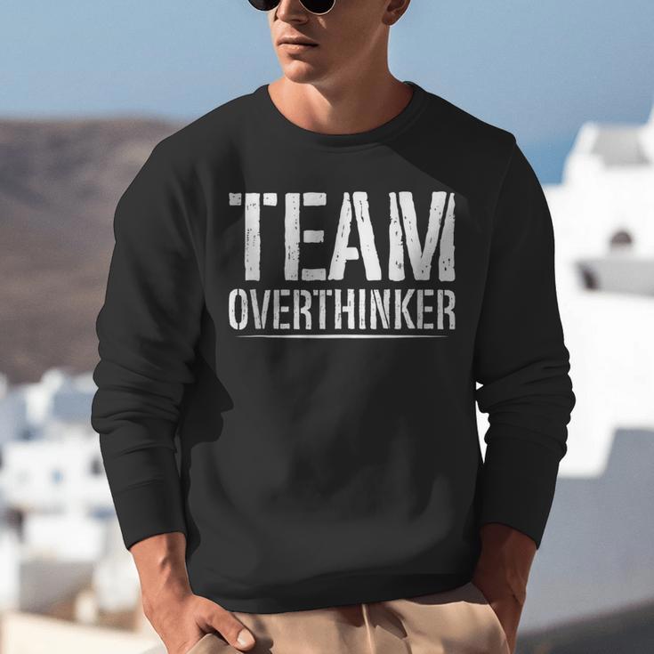 Team Overthinker Introvert Unisex Sweatshirt Team Overthinker Introvert Unisex Sweatshirt