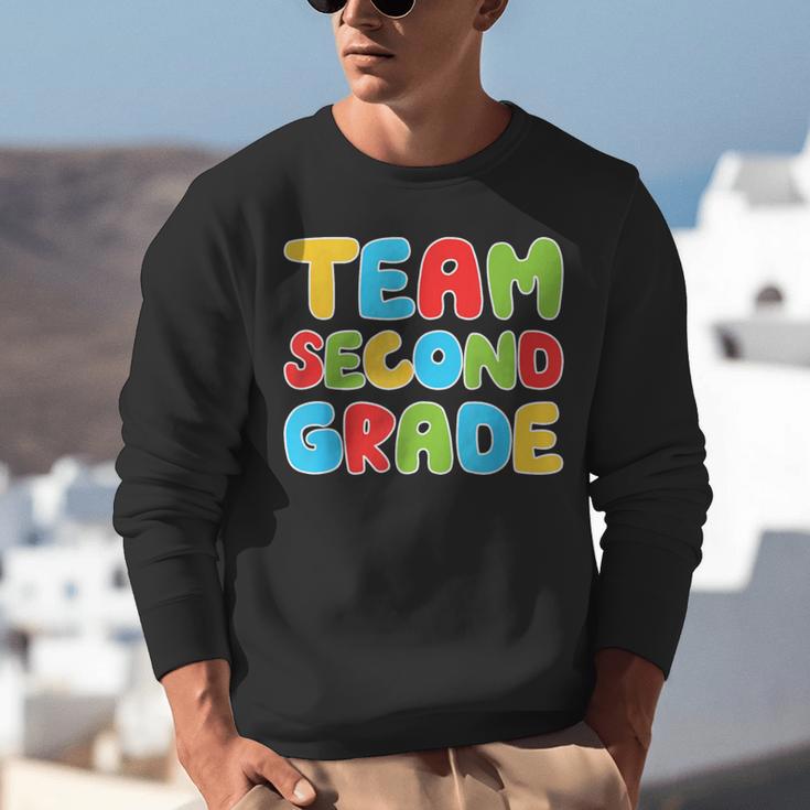 Team Second Grade Shirt 2nd Grade Back To School Graduation Unisex Sweatshirt