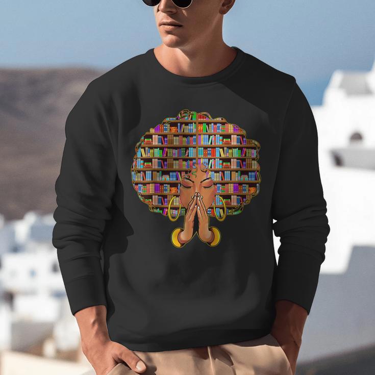 History Month Afro Women Girls Book Lover Librarian Unisex Sweatshirt History Month Afro Women Girls Book Lover Librarian Unisex Sweatshirt