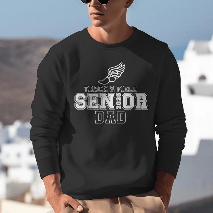 Track & Field Senior Dad 2025 Graduation Year Unisex Sweatshirt