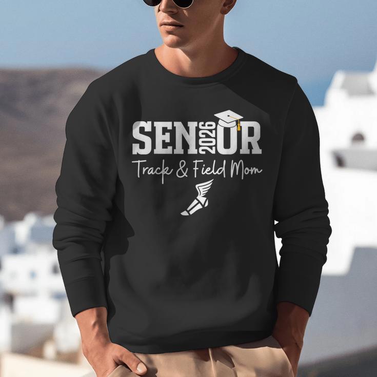 Track & Field Senior Mom Class Of 2026 Graduation 26 Unisex Sweatshirt