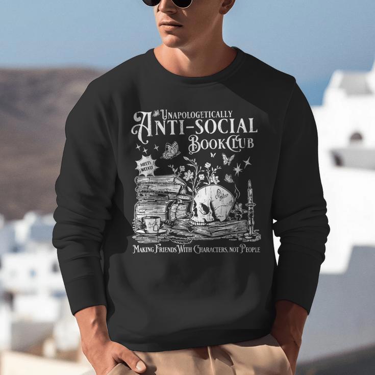 Unapologetically Anti Social Book Club Introvert Reader Unisex Sweatshirt