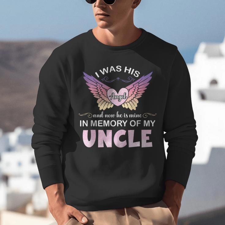 Uncle Angel In My Memory Cute Family Remembrance Match Unisex Sweatshirt