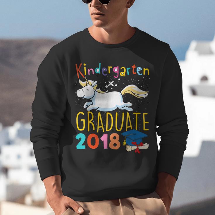 Unicorn Kindergarten Graduation Shirt Girls Unisex Sweatshirt