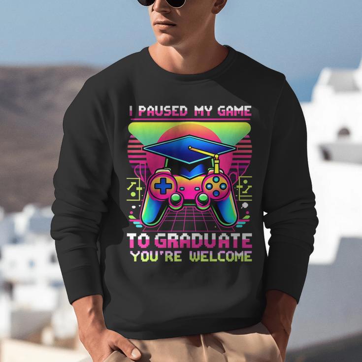 Video Gamer Graduate Graduation Grad Gaming Unisex Sweatshirt