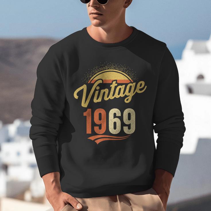 Vintage 1969 Retro Era Badge For Nostalgia Fans Unisex Sweatshirt Vintage 1969 Retro Era Badge For Nostalgia Fans Unisex Sweatshirt