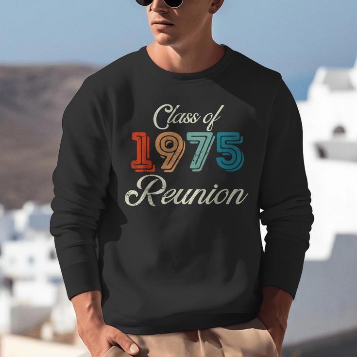 Vintage Class Of 1975 Reunion 50th Graduation Classmate Cool Unisex Sweatshirt