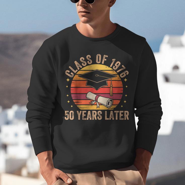 Vintage Class Of 1976 50 Years Later Reunion 50th Graduation Unisex Sweatshirt