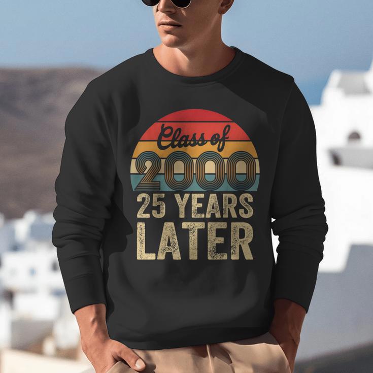 Vintage Class Of 2000 25 Years Later Reunion 25th Graduation Unisex Sweatshirt
