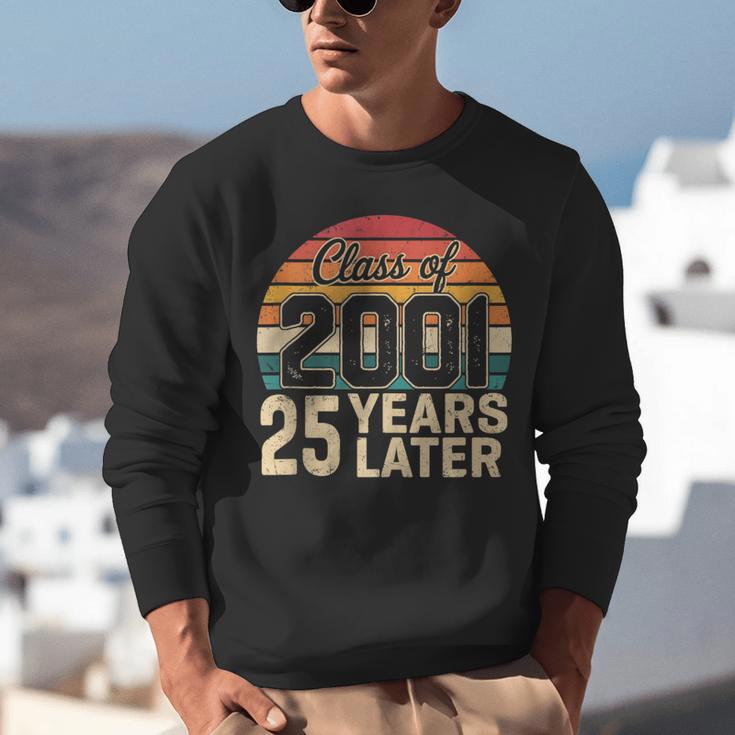 Vintage Class Of 2001 25 Years Later Reunion 25th Graduation Unisex Sweatshirt