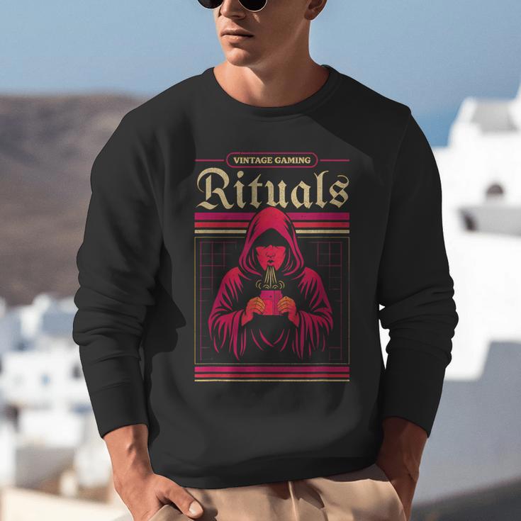 Vintage Gaming Rituals Retro Gamer Nostalgia Vintage Games Unisex Sweatshirt Vintage Gaming Rituals Retro Gamer Nostalgia Vintage Games Unisex Sweatshirt