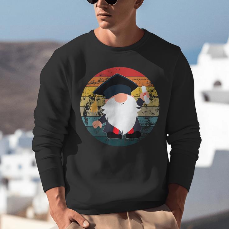 Vintage Graduation Gnome Unisex Sweatshirt