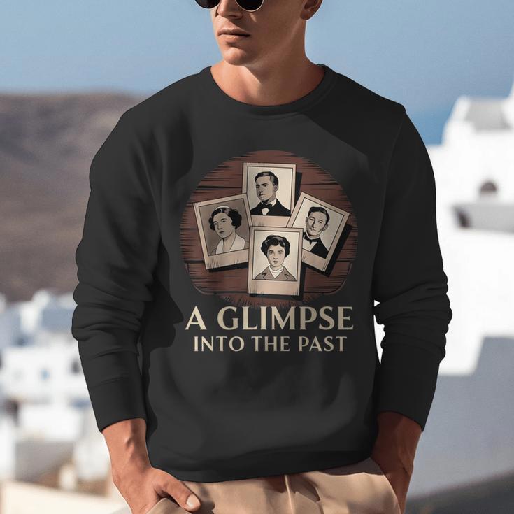Vintage Portrait Photography Memory Nostalgia Vibe Unisex Sweatshirt Vintage Portrait Photography Memory Nostalgia Vibe Unisex Sweatshirt