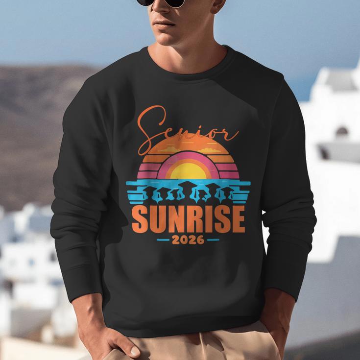 Vintage SENIOR SUNRISE 2026 Seniors Of Class Graduation Unisex Sweatshirt