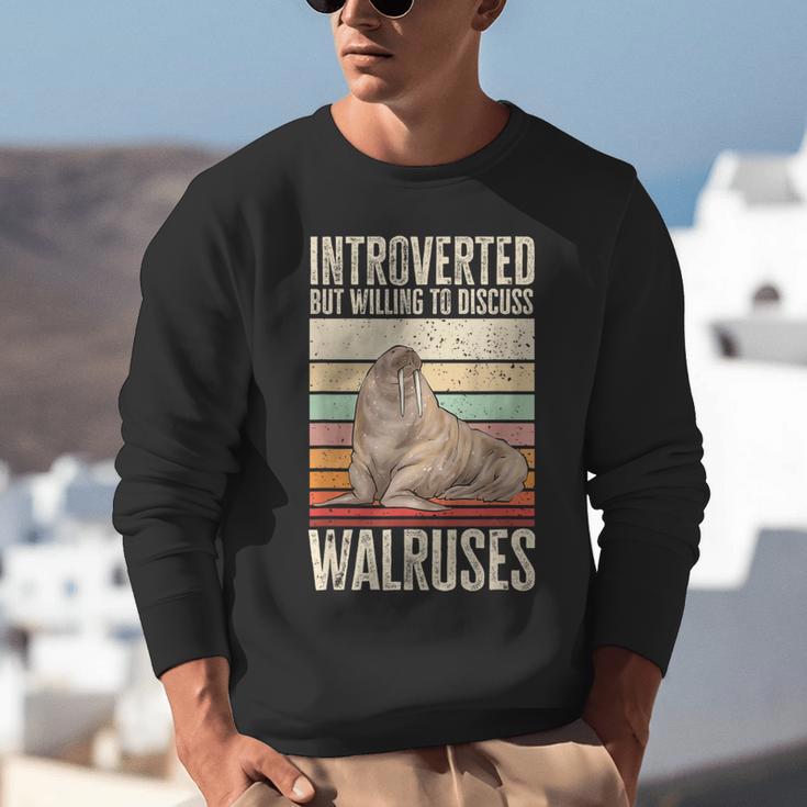 Walrus Lover Introvert Walrus Unisex Sweatshirt Walrus Lover Introvert Walrus Unisex Sweatshirt