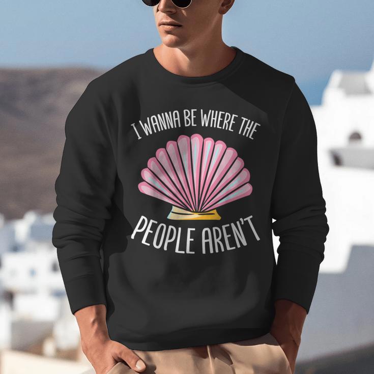 I Wanna Be Where The People Aren't Introverted Introvert Unisex Sweatshirt