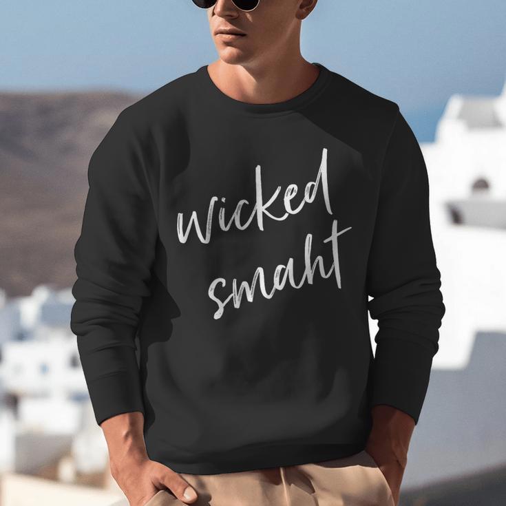 Wicked Smaht Boston Accent Graduation Unisex Sweatshirt
