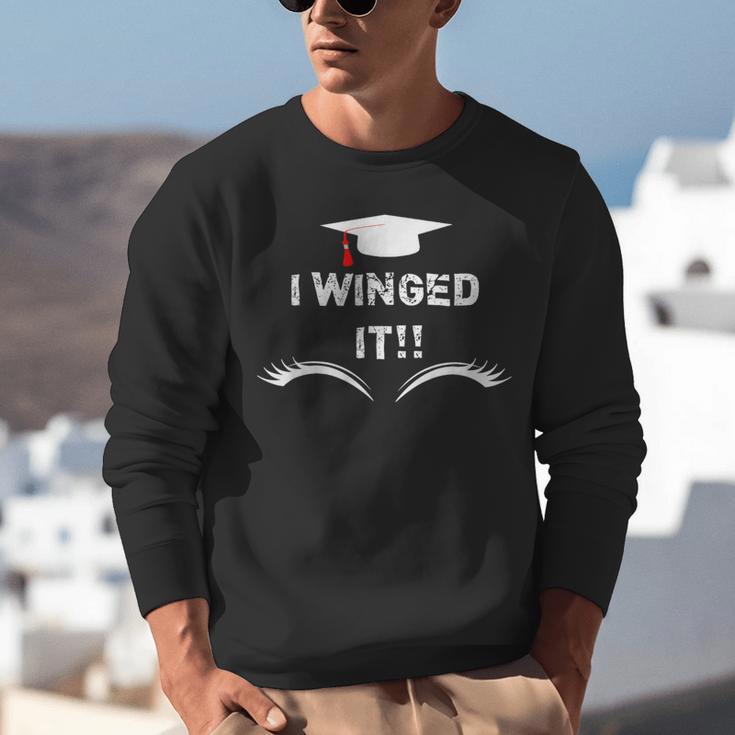I Winged It Cosmetology Graduation Unisex Sweatshirt