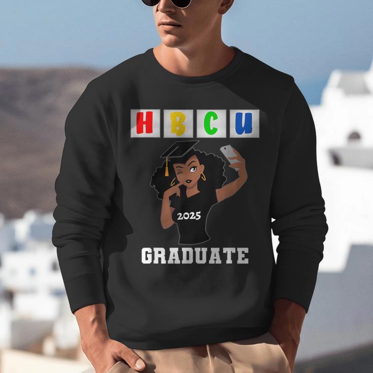 Women HBCU Grad 2025 College Graduation Apparel Unisex Sweatshirt