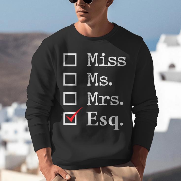 Women Lawyer Attorney Law School Graduation Lawyer Unisex Sweatshirt
