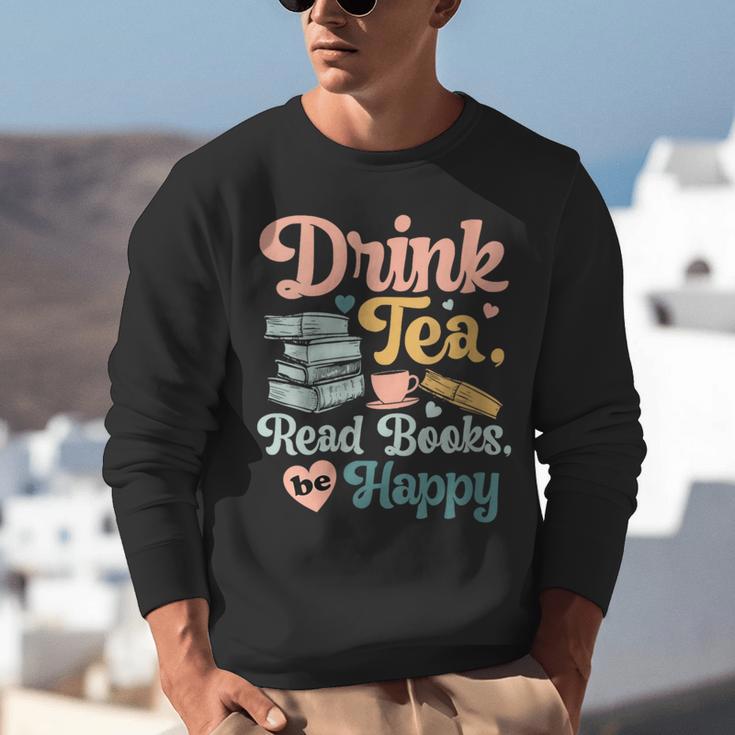 Women's Drink Tea Read Books Nerd Book Reader Book Reading Lover Unisex Sweatshirt Women's Drink Tea Read Books Nerd Book Reader Book Reading Lover Unisex Sweatshirt