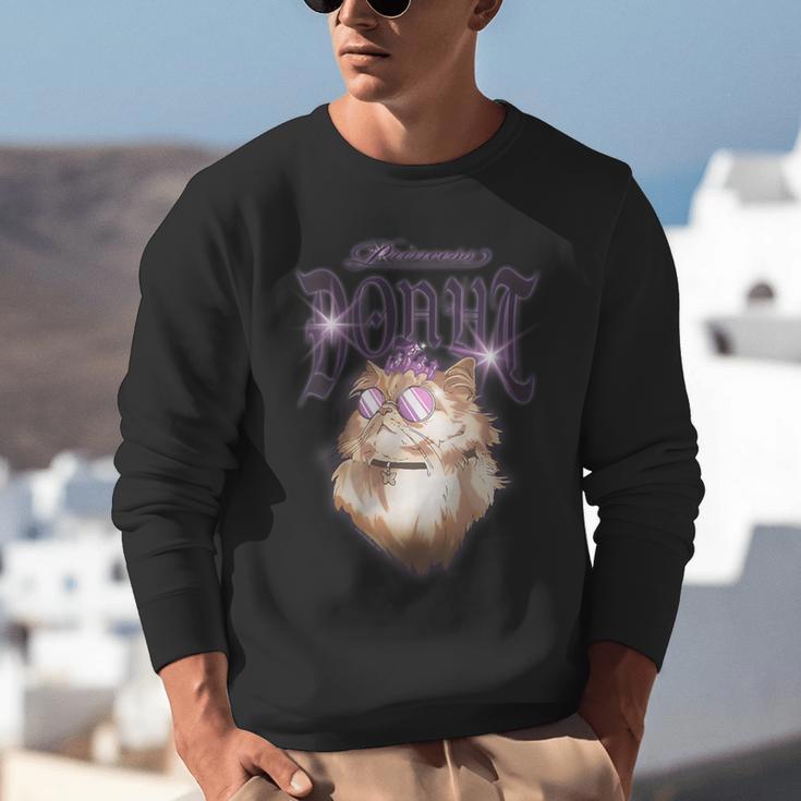 Women's Dungeon Crawler Carl Airbrushed Princess Donut Series Book Unisex Sweatshirt Women's Dungeon Crawler Carl Airbrushed Princess Donut Series Book Unisex Sweatshirt