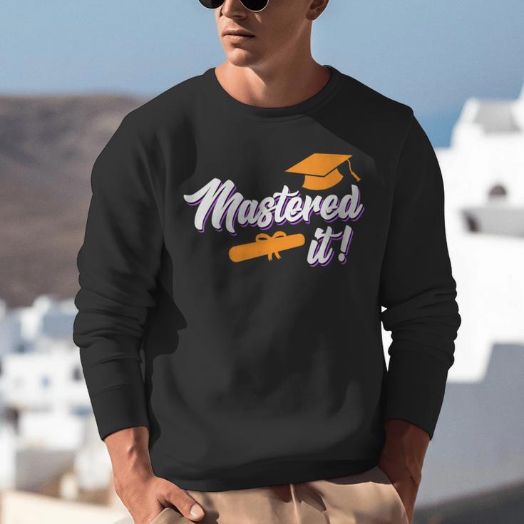 Women's Master Graduation 2026 Mastered It Master's Degree Unisex Sweatshirt