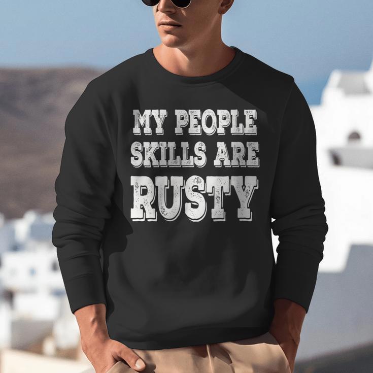Women's My People Skills Are Rusty Introvert SPN Moments Unisex Sweatshirt