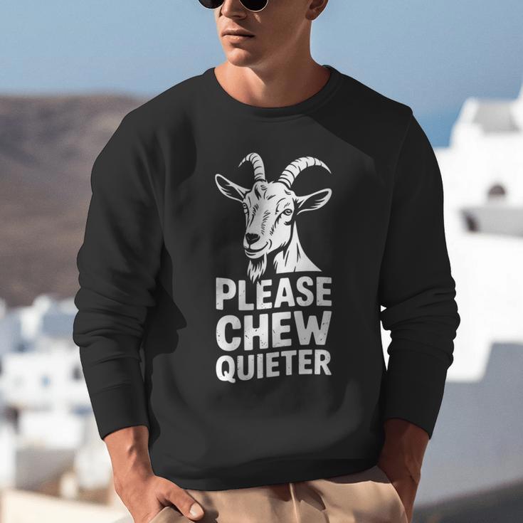 Women's Please Chew Quieter Introvert Quietness Silence Lover Unisex Sweatshirt Women's Please Chew Quieter Introvert Quietness Silence Lover Unisex Sweatshirt