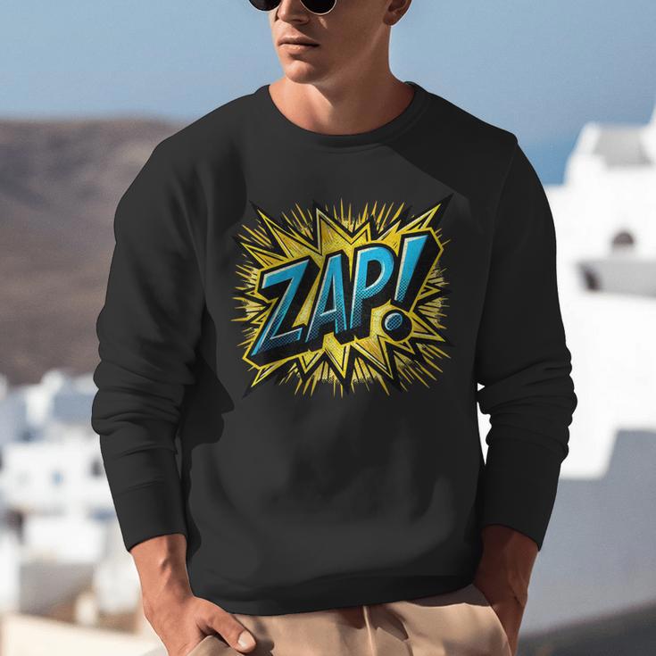 ZAP Comic Book Retro Artwork – Cartoon Collector Unisex Sweatshirt