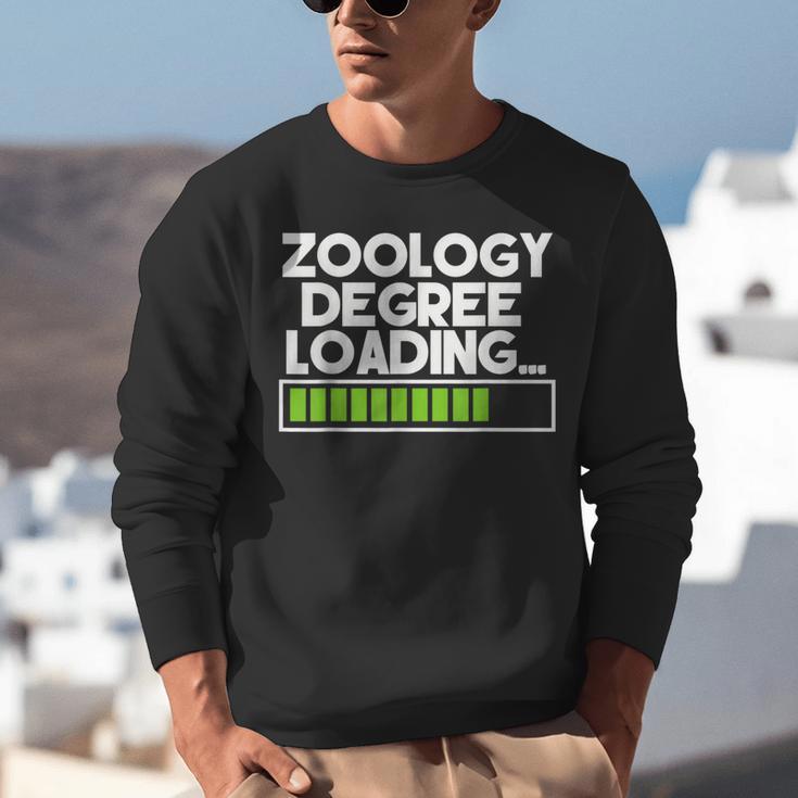 Zoology Degree Loading Zoologist Graduation Student Tee Unisex Sweatshirt