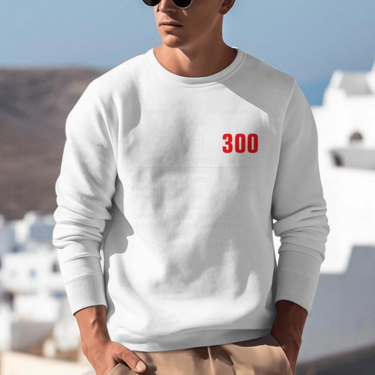 1970's Lemon Labs Quaalude 300 Label Reproduction Nostalgia Premium Tri-Blend Unisex Sweatshirt