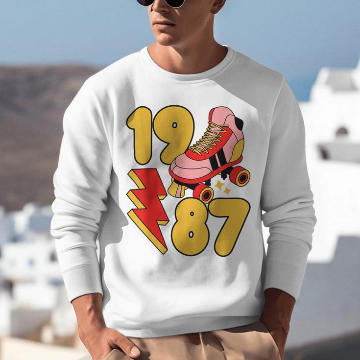 1987 Retro Roller Skate Vintage 80s Nostalgia Collector Unisex Sweatshirt