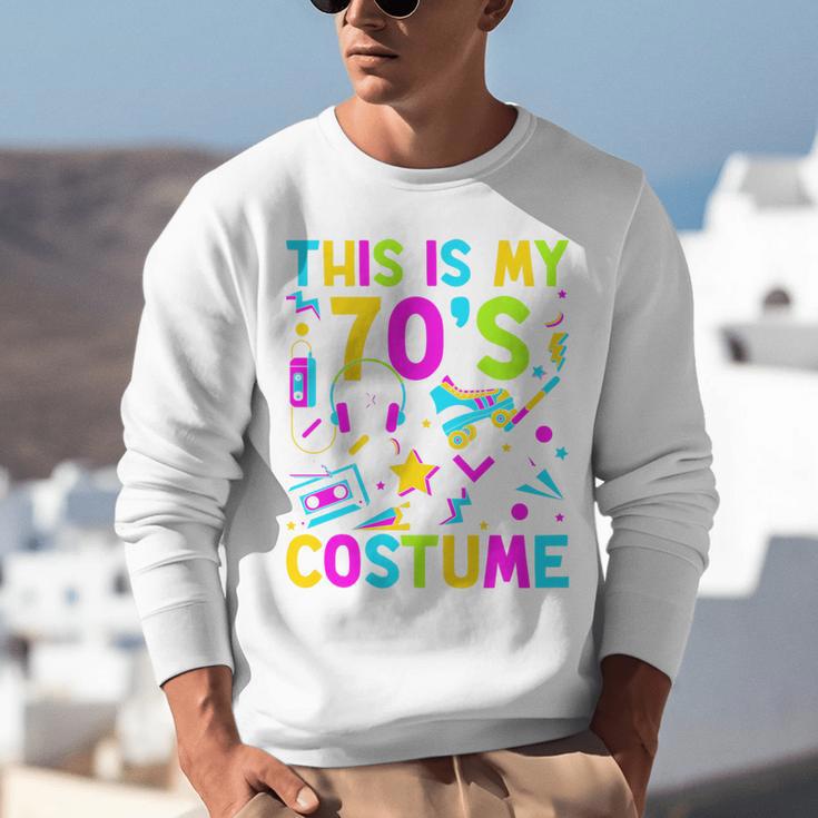 This Is My 70's Costume Nostalgia Mixtape Era 1970s Party Premium Tri-Blend Unisex Sweatshirt