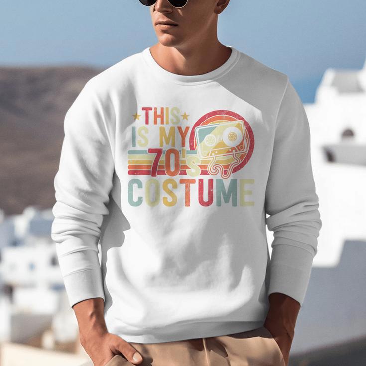 This Is My 70's Costume Retro Style Nostalgia 1970s Vintage Premium Tri-Blend Unisex Sweatshirt