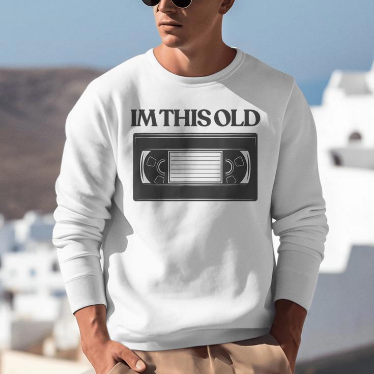 80s VHS Video Cassette Nostalgia Unisex Sweatshirt