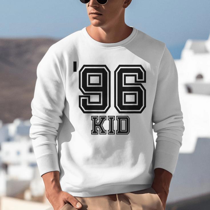 '96 Kid Perfect Vintage Retro Nostalgia Gear For Year 1996 Unisex Sweatshirt